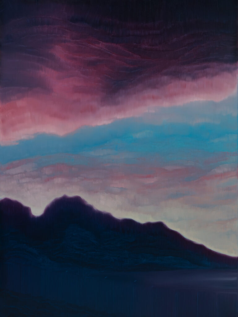 Borderline: Ceuta ~35.87°N, 5.34°W oil on canvas, 160 × 120 cm, 2026