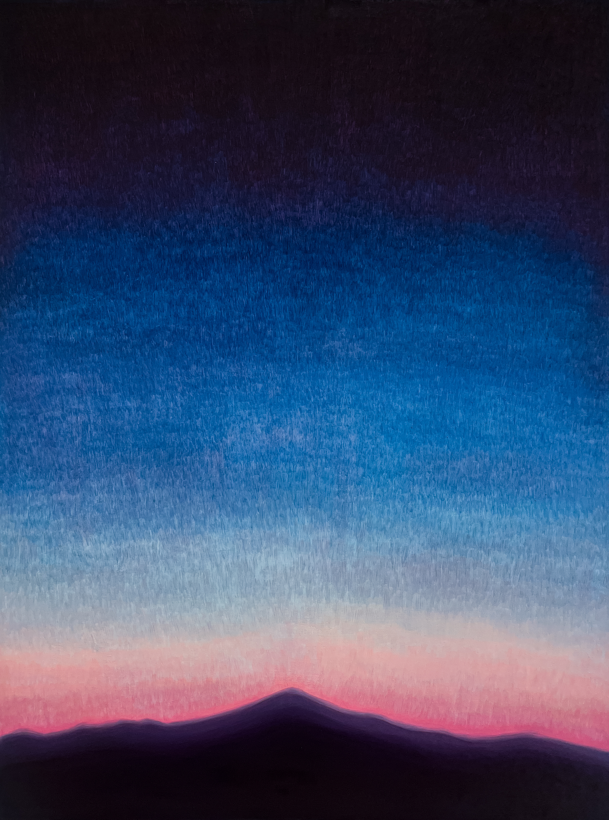 Borderline: Agadez, Sahara II ~16.97°N, 7.99°E, oil on canvas, 160 x 120 cm, 2026 Borderline: Agadez, Sahara II ~16.97°N, 7.99°E oil on canvas, 160 x 120 cm, 2026